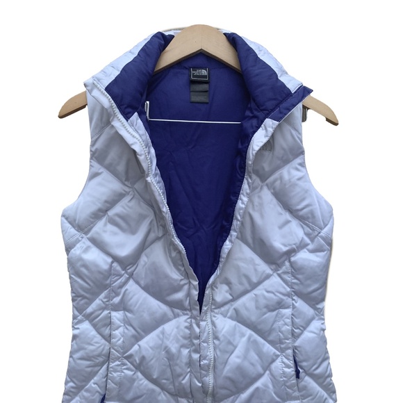 The North Face White Women's Extra Small Goose Down 550 Quilted Puffer Vest - Picture 4 of 14
